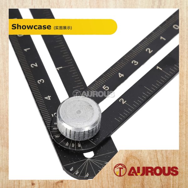6 FOLDING RULER ALUMINIUM ALLOY FOLDABLE TILE CUTTER DRILL GUIDE MULTILATERAL MEASURING TOOL - Image 4
