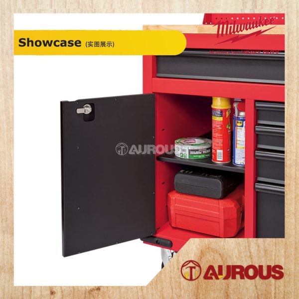 MILWAUKEE 61'' MOBILE WORK STATION WITH HARDWOOD TOP & 11 DRAWER (48-22-8562A) - Image 3