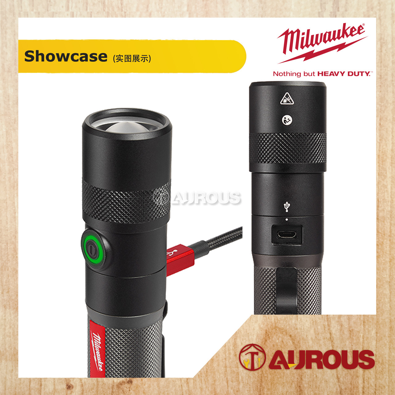 MILWAUKEE L4 TMLED-301 ASIA USB 1100 LUMENS TWIST FOCUS FLASHLIGHT - Aurous | Tick Hong Hardware MILWAUKEE L4 TMLED-301 ASIA USB 1100 LUMENS TWIST FOCUS FLASHLIGHT - Aurous | Tick Hong Hardware