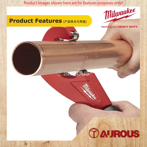 MILWAUKEE 1 1/2'' CONSTANT SWING COPPER TUBING CUTTER 38MM (48-22-4252) - Image 5