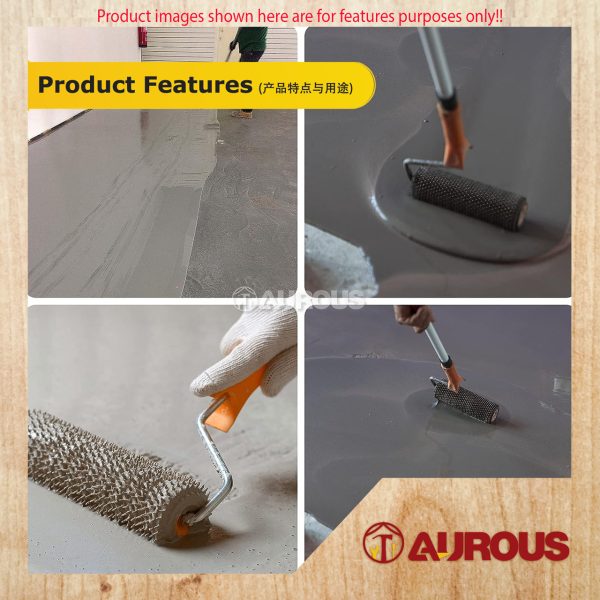 DEFOAMING SPIKE ROLLER 9" X 13MM SELF LEVELING FLOORING EPOXY LEVELING COMPOUND FLOORING ROLLER - Image 7