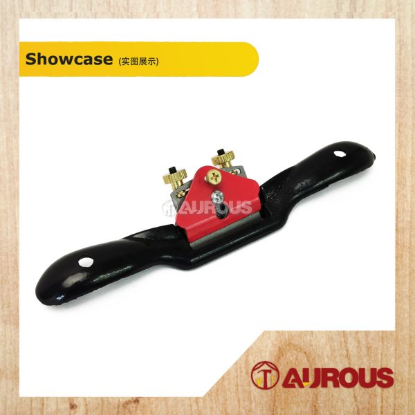 10''/240MM ADJUSTABLE DIY WOODEN HAND PLANER WOOD SPOKE SHAVE WITH HANDLE HAND TOOL - Image 2