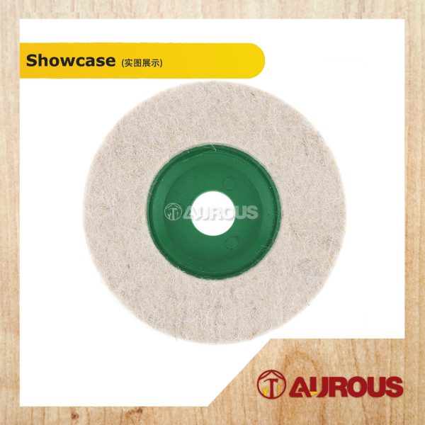 4"/100MM WOOL POLISHING FELT WHEEL BUFFING DISC PLATE (1 PIECE) - Image 2