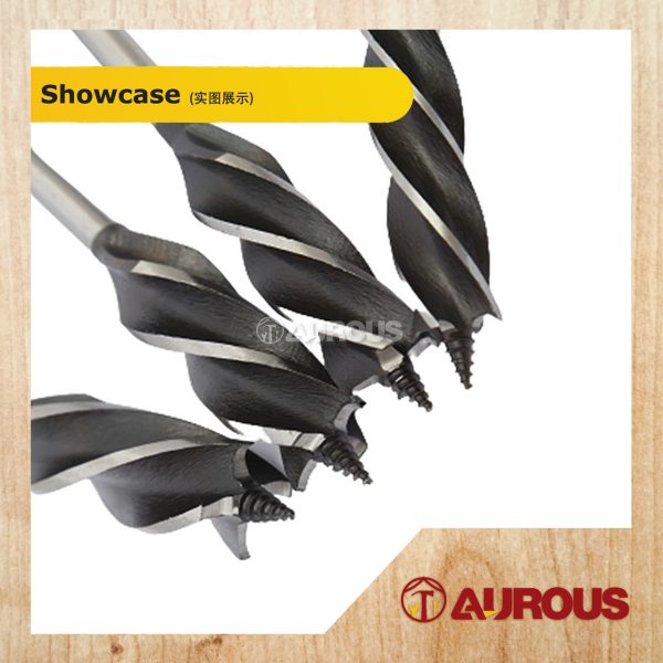 4 CUTTER 6.35MM(1/4") HEX SHANK AUGER BIT WOOD DRILL BIT (18MM / 20MM / 22MM / 25MM) - 1 PIECE - Image 3
