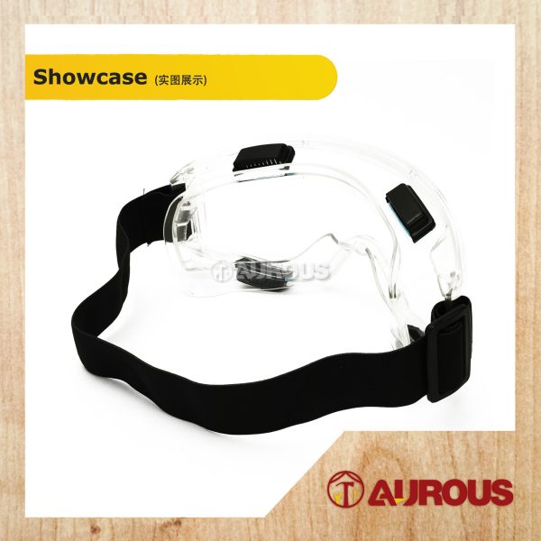SANTYAU TRANSPARENTS RUBBER SAFETY GOOGLE EYE PROTECTOR GLASSES (CLEAR) SAS6700 - Image 3