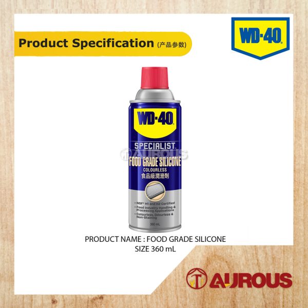 WD 40 SPECIALIST FOOD GRADE SILICONE SPRAY FS-360ML - Image 3