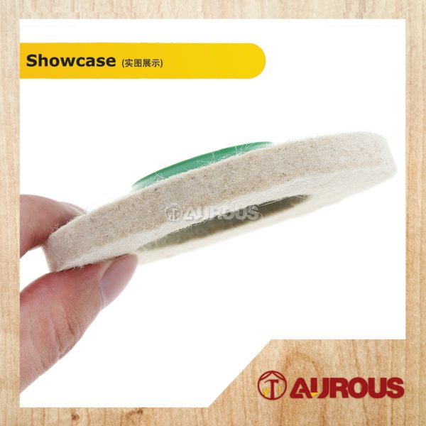 4"/100MM WOOL POLISHING FELT WHEEL BUFFING DISC PLATE (1 PIECE) - Image 5