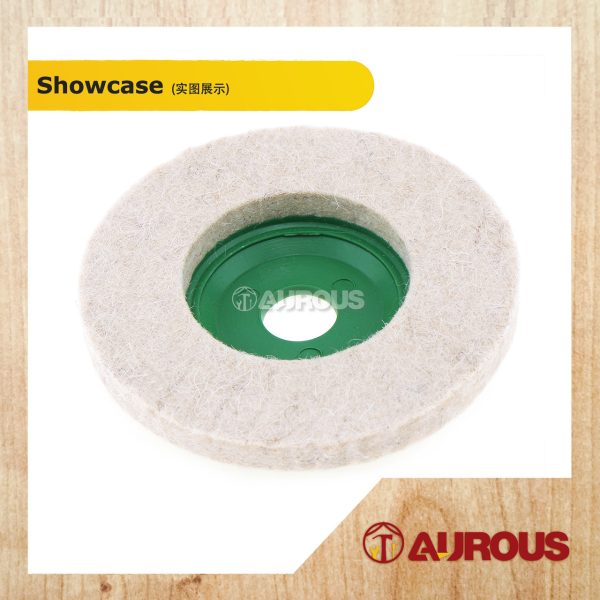 4"/100MM WOOL POLISHING FELT WHEEL BUFFING DISC PLATE (1 PIECE) - Image 3
