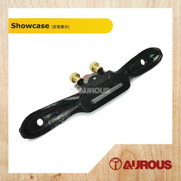 10''/240MM ADJUSTABLE DIY WOODEN HAND PLANER WOOD SPOKE SHAVE WITH HANDLE HAND TOOL - Image 3