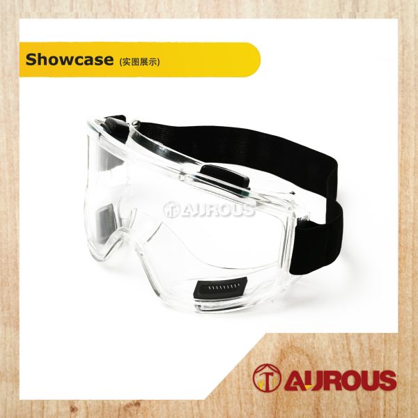 SANTYAU TRANSPARENTS RUBBER SAFETY GOOGLE EYE PROTECTOR GLASSES (CLEAR) SAS6700 - Image 2