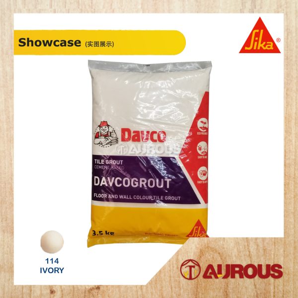 SIKA DAVCO DAVCOGROUT CEMENTITIOUS TILE GROUT FLOOR AND WALL TILE JOINT FILTER (3.5KG) - Image 17