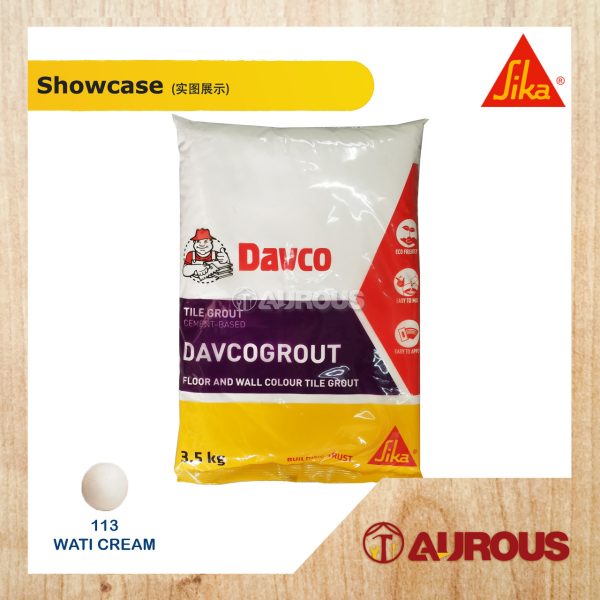 SIKA DAVCO DAVCOGROUT CEMENTITIOUS TILE GROUT FLOOR AND WALL TILE JOINT FILTER (3.5KG) - Image 15
