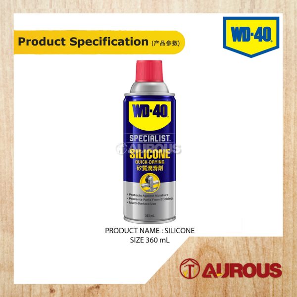 WD 40 SPECIALIST HIGH PERFORMANCE SILICONE LUBRICANT 360ML - Image 3