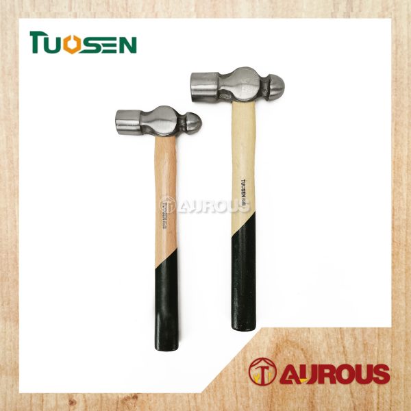 TUOSEN ROUND HEAD BALL PEIN WOODEN HANDLE HAMMER (1.5LB/2.0LB)