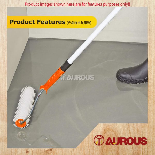 DEFOAMING SPIKE ROLLER 9" X 13MM SELF LEVELING FLOORING EPOXY LEVELING COMPOUND FLOORING ROLLER - Image 8