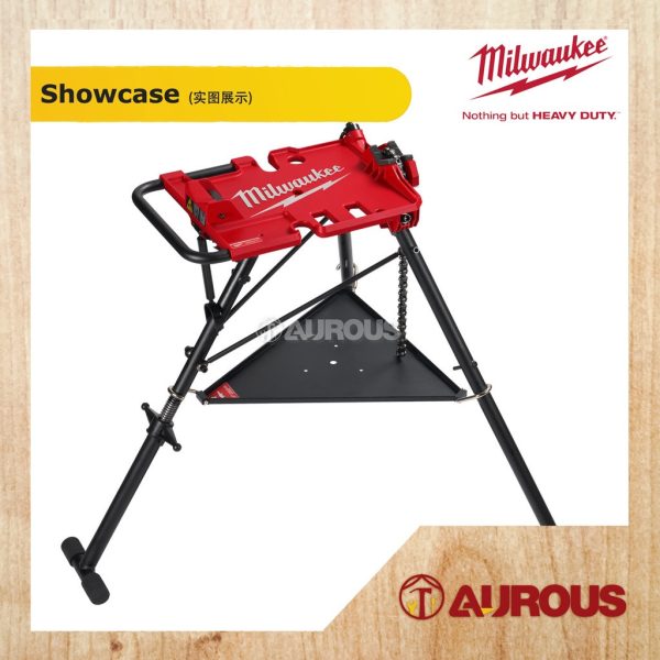 MILWAUKEE 6'' LEVELING TRIPOD CHAIN VISE W/ LOWER SHELF (48-22-8690 , 48-22-8695) - Image 2