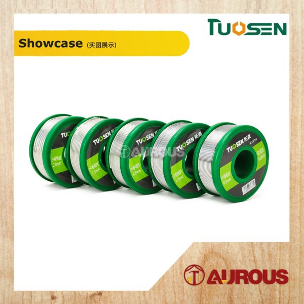 TUOSEN SOLDERING TUBE WIRE WELDING REEL WHEEL TUBE TIN LEAD 120GM (0.8MM - 2.0MM) - Image 3