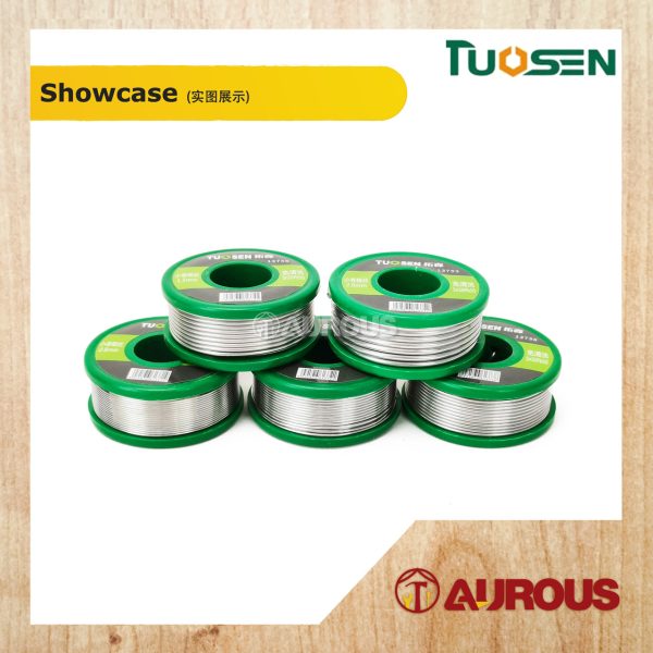 TUOSEN SOLDERING TUBE WIRE WELDING REEL WHEEL TUBE TIN LEAD 120GM (0.8MM - 2.0MM) - Image 2
