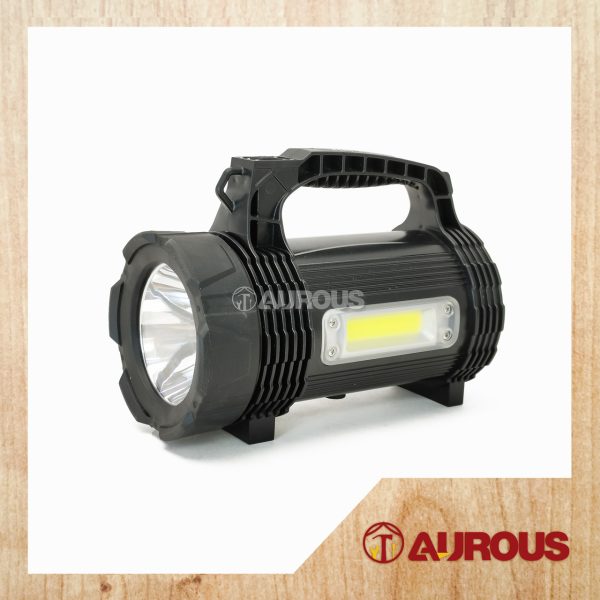 MULTIPURPOSE LED WATERPROOF COB USB RECHARGEABLE FUNCTIONAL HANDHELD SEARCHLIGHT 5W X 3600MAH (889B)
