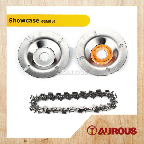 4'' WOOD CARVING DISC CHAINSAW CUTTING DISC BLADE WOOD GRINDER ANGLE GRINDER CIRCULAR BLADE (7T / 22T) - Image 3