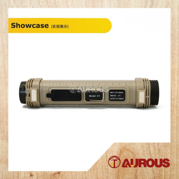 MULTIPURPOSE LED WATERPROOF MAGNETIC USB RECHARGEABLE FUNCTIONAL FLASHLIGHT WITH ALARM ALERT 1000MAH (X7-SMD) - Image 3