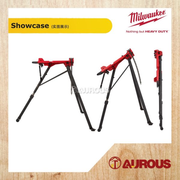 MILWAUKEE 6'' LEVELING TRIPOD CHAIN VISE W/ LOWER SHELF (48-22-8690 , 48-22-8695) - Image 3