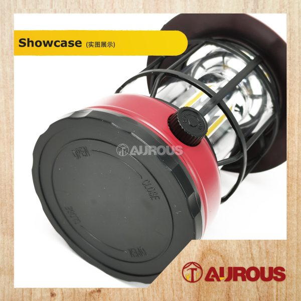 RECHARGEABLE L-27 LED VINTAGE LANTERN LIGHT HANGING OUTDOOR LAMP FOR CAMPING (BLACK/GREEN/RED) - Image 4