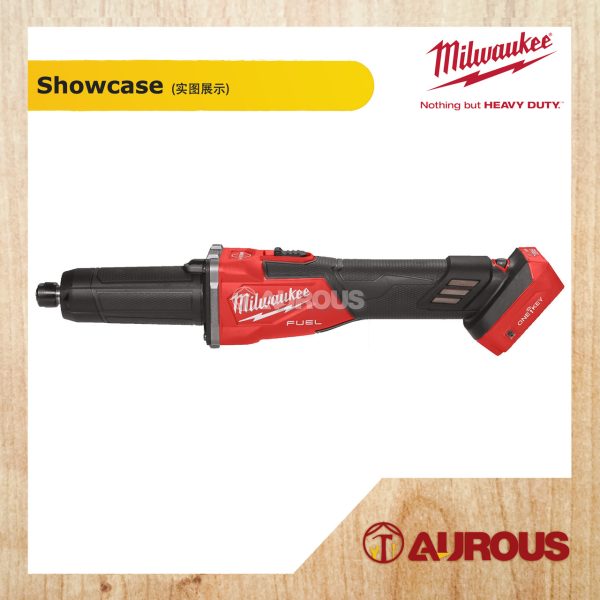 MILWAUKEE M18 FUEL VARIABLE SPEED BRAKING DIE GRINDER WITH LOCK ON SLIDE SWITCH M18 FDGROVB-0X0 (BARE TOOL) - Image 2