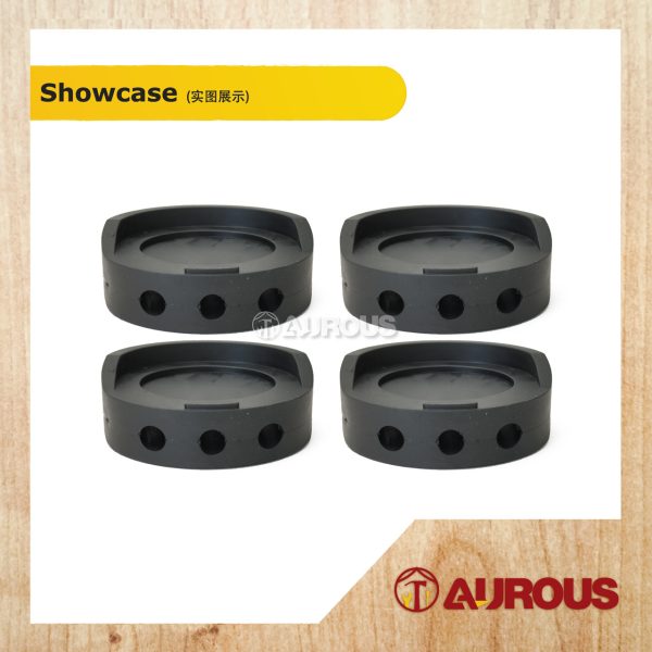FURNITURE ANTI VIBRATION FLOOR PROTECTOR RUBBER NON SLIP HIEGHTENING PADS FOR WASHING MACHINE & FURNITURE (4PCS/PKT) - Image 2
