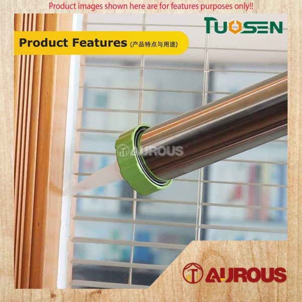 TUOSEN 600ML CAPACITY SAUSAGE CAULKING SILICONE GUN 100450 - Image 7
