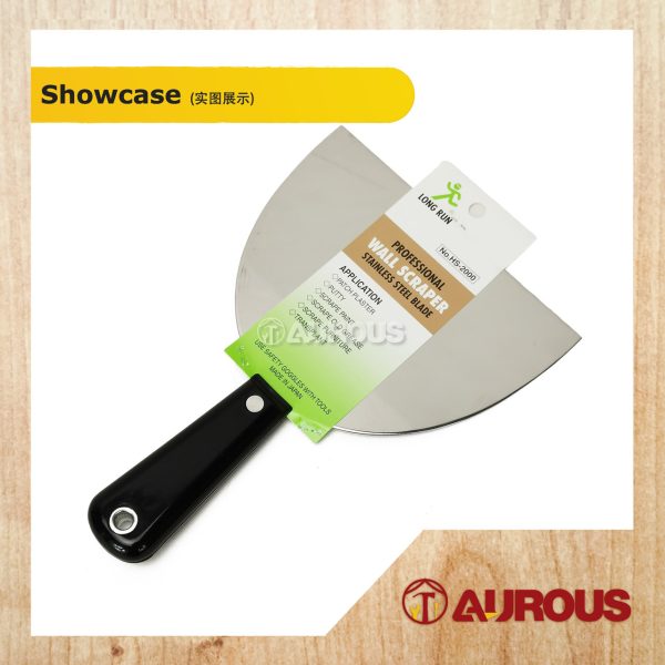 ORIGINAL LONG RUN HS-2000 PROFESSIONAL STAINLESS STEEL BLADE WALL SCRAPER / PENGIKIS DINDING KELULI TAHAN KARAT (MADE IN JAPAN) - Image 2
