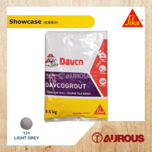 SIKA DAVCO DAVCOGROUT CEMENTITIOUS TILE GROUT FLOOR AND WALL TILE JOINT FILTER (3.5KG) - Image 13