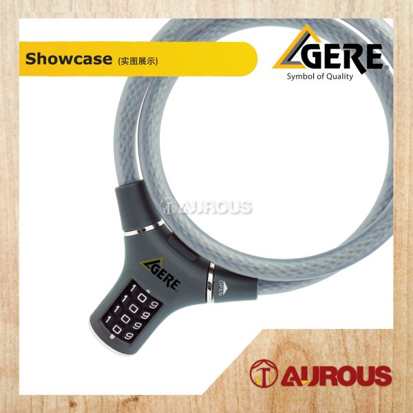 GERE BICYCLE CABLE COMBINATION VEHICLE LOCK CL32-20815 - Image 2