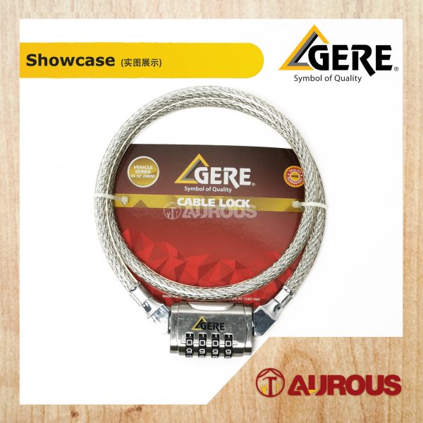 GERE BICYCLE CABLE COMBINATION VEHICLE LOCK CL32-20800 - Image 2