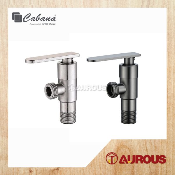 CABANA BATHROOM TOILET STAINLESS STEEL 304 ANGLE VALVE BIDET VALVE WATER TAP FAUCET (CB2500SS / CB2500SS-GM)