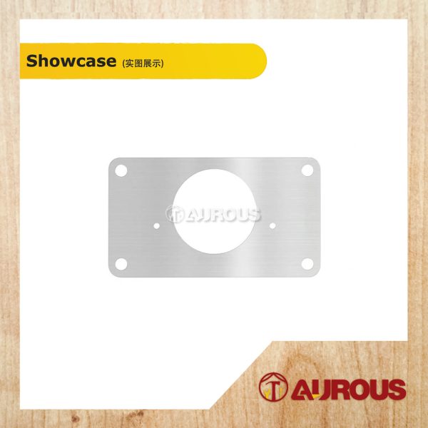 STAINLESS STEEL FURNITURE CABINET DOOR HINGES REPAIR FIXING PLATE WITH SCREW HOLE (RECTANGULAR/SQUARE) - Image 2