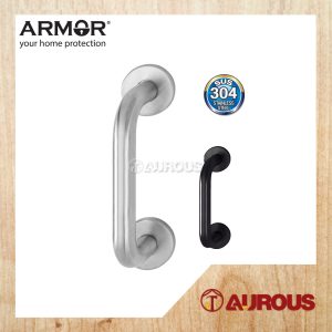 ARMOR STAINLESS STEEL SUS304 DOOR PULL HANDLE APH-200 (6" , 9'') (SS/MB)