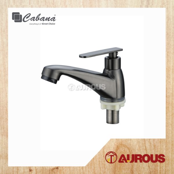 CABANA BATHROOM TOILET STAINLESS STEEL 304 BASIN TAP WATER TAP FAUCET (CB2517SS-GM)