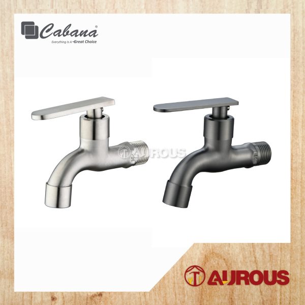 CABANA BATHROOM TOILET STAINLESS STEEL 304 BIB TAP WATER TAP FAUCET (CB2516SS / CB2516SS-GM)