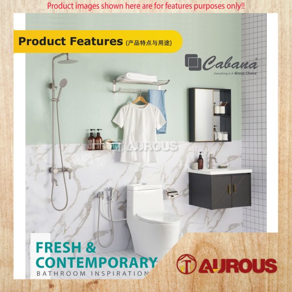 CABANA STAINLESS STEEL 304 2 WAY EXPOSED SHOWER SET (CSS7913SS) - Image 4