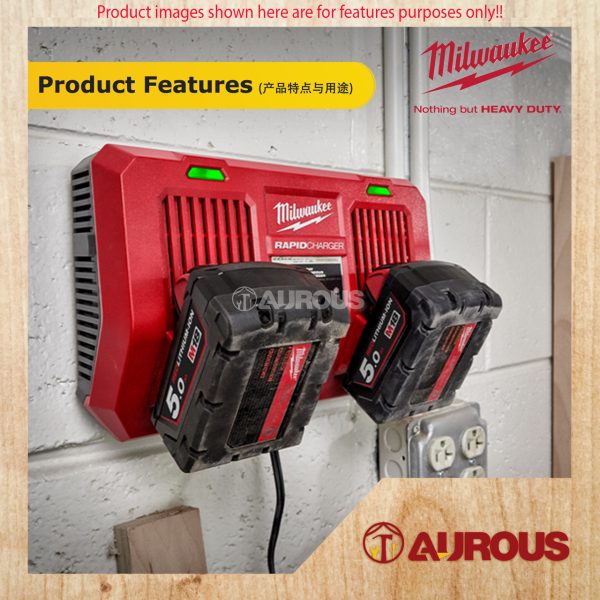 MILWAUKEE M18™ HIGH OUTPUT™ 12.0Ah REDLITHIUM™-ION DUAL BATTERY PACK HB12 - Image 7