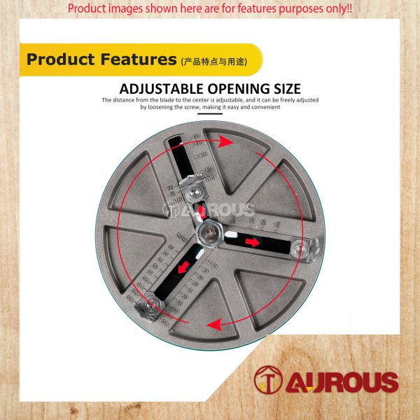 WOODWORKING ADJUSTABLE MULTIFUNCTUINAL PUNCHING SAW HOLE OPENER DILL BIT RANGE 45MM TO 130MM - Image 5