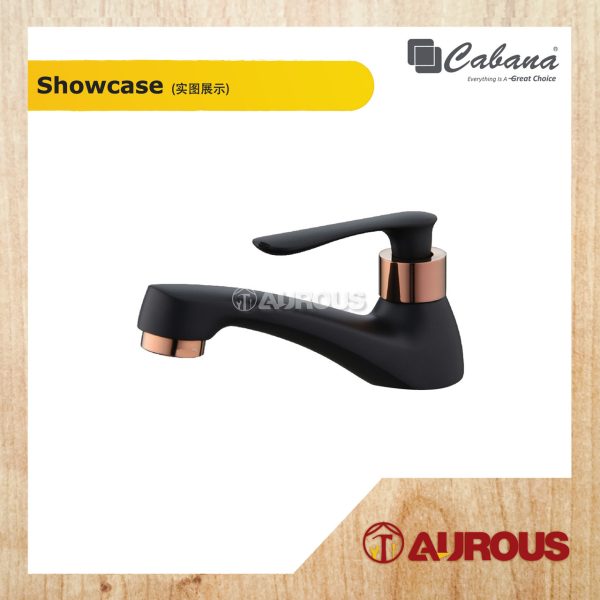 CABANA BATHROOM TOILET BRASS BASIN TAP WATER TAP FAUCET (CB2830-BL) - Image 2