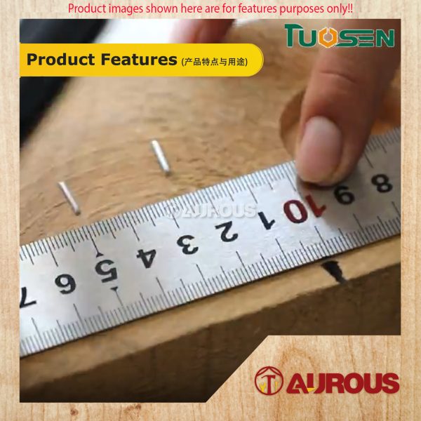 TUOSEN STAINLESS STEEL RULER 12"/30CM / PEMBARIS BESI (100722) - Image 5