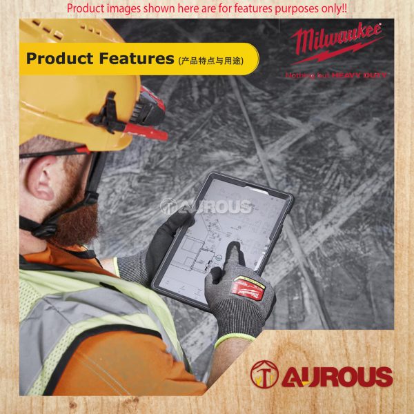 MILWAUKEE CUT LEVEL 9 HIGH-DEXTERITY NITRILE DIPPED GLOVES (M) 48-73-7031 , (L) 48-73-7032 - Image 7
