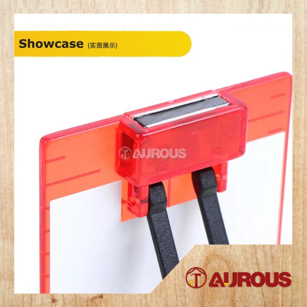 MAGNETIC LASER TARGET CARD PLATE FOR RED/GREEN LASER LEVEL DISTANCE MEASURING TOOL (RED/GREEN) - Image 3