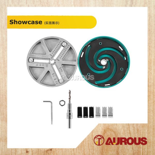 WOODWORKING ADJUSTABLE MULTIFUNCTUINAL PUNCHING SAW HOLE OPENER DILL BIT RANGE 45MM TO 130MM - Image 3
