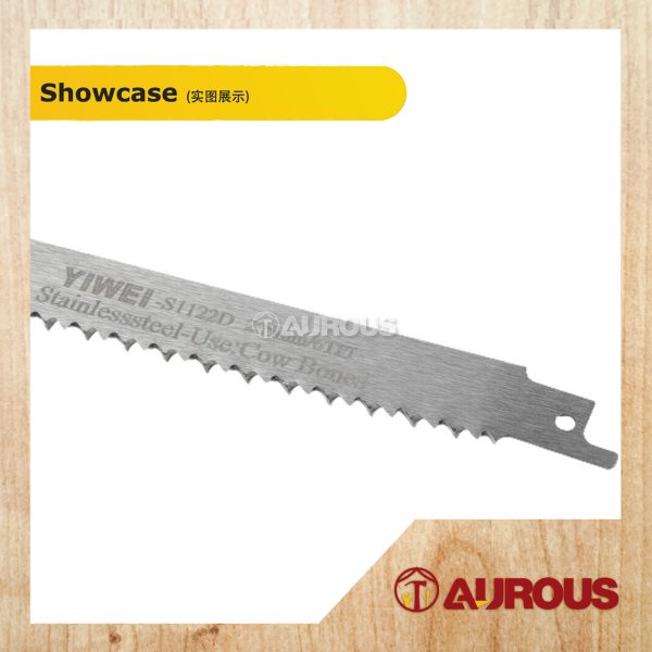 YIWEI STAINLESS STEEL SABRE HACKZALL SAWZALL BLADES BONE SAWING BIM 225MM X 6TPI S1122D (2PCS/PKT) - Image 2