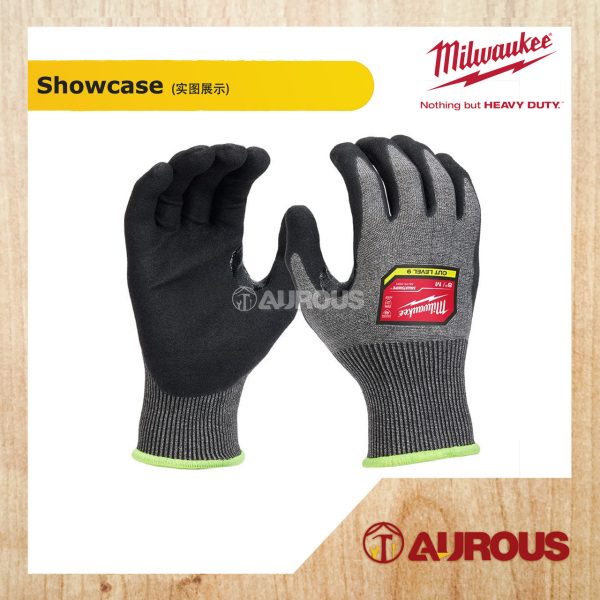 MILWAUKEE CUT LEVEL 9 HIGH-DEXTERITY NITRILE DIPPED GLOVES (M) 48-73-7031 , (L) 48-73-7032 - Image 2