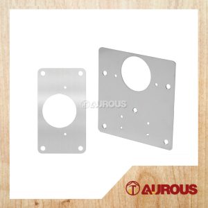 STAINLESS STEEL FURNITURE CABINET DOOR HINGES REPAIR FIXING PLATE WITH SCREW HOLE (RECTANGULAR/SQUARE)
